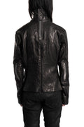 Isaac Sellam | SS26 - High Neck Lambskin Leather Jacket, IMPARABLE