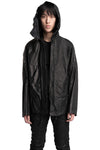 Isaac Sellam | SS26 - Hooded Membrane Leather Jacket, PREVENANT