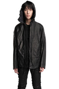Isaac Sellam | SS26 - Hooded Membrane Leather Jacket, PREVENANT