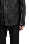 Isaac Sellam | SS26 - Hooded Membrane Leather Jacket, PREVENANT