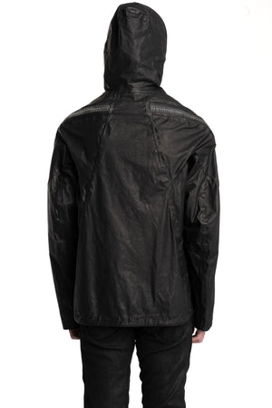 Isaac Sellam | SS26 - Hooded Membrane Leather Jacket, PREVENANT