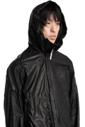 Isaac Sellam | SS26 - Hooded Membrane Leather Jacket, PREVENANT