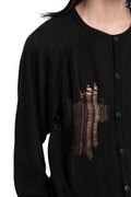 Professor.E | SS26 - Distressed Linen Knit Cardigan 26SS-PE-KT-02