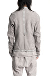 69 by Isaac Sellam | SS26 - Anatomical Pattern Structure Cotton Bomber Jacket, Alu ANATOMIQUE