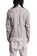 69 by Isaac Sellam | SS26 - Anatomical Pattern Structure Cotton Bomber Jacket, Alu ANATOMIQUE