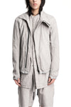 69 by Isaac Sellam | SS26 - Structured cotton high neck jacket, Alu ASYMETRIQUE