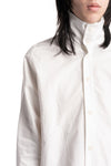 LEB by Leon Emanuel Blanck | SS26 - High Collar Button Shirt 02-HCS-LW