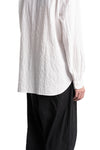 Forme D'Expression | SS26 - Crinkled Cotton Dapper Shirt, White US037-F03E