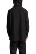 Forme D'Expression | SS26 - Cotton Dapper Shirt, Black US037-FC7B