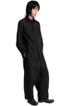 Forme D'Expression | SS26 - Cotton Dapper Shirt, Black US037-FC7B