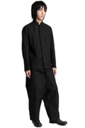 Forme D'Expression | SS26 - Mandarin Stand Collar Overshirt, UG072