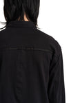 Andrea Ya'aqov | SS26 - Oversized cotton shirt, Black 26MGUW16