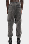 Thom Krom | AW25 - Velvet drawstring pants, Used grey MP16