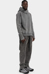 Thom Krom | AW25 - Hooded raglan sweater, Used grey MS187