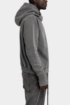 Thom Krom | AW25 - Hooded raglan sweater, Used grey MS187