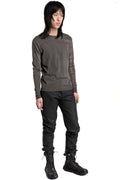MD75 | SS26 -  Lightweight Raglan Sweater, Anthracite Salt MD13201E