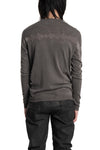 MD75 | SS26 -  Lightweight Raglan Sweater, Anthracite Salt MD13201E