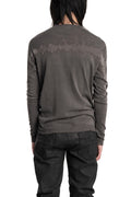 MD75 | SS26 -  Lightweight Raglan Sweater, Anthracite Salt MD13201E