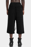 Thom Krom | AW25 - Cropped 3/4 pants, Black MST507