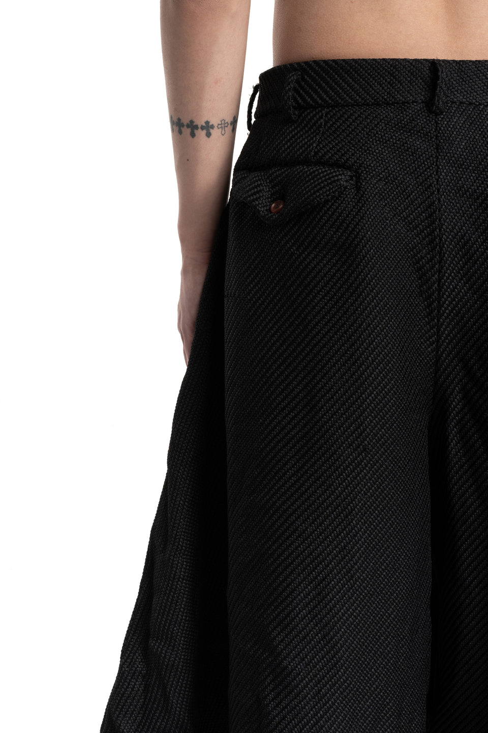 Hopsack balloon shorts