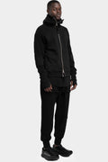Thom / Krom | SS25 - Hood zip up sweater, Black MSJ691