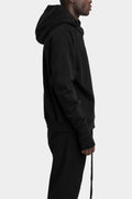 Hooded raglan sweater, Black