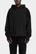 Thom Krom | AW25 - Oversized hood sweater, Black MS186