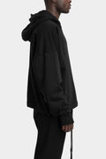 Thom Krom | AW25 - Oversized hood sweater, Black MS186