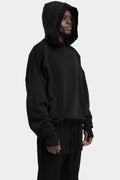 Thom Krom | AW25 - Oversized hood sweater, Black MS186