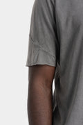 Thom Krom | AW25 - Cotton stitch detail t-shirt, Used grey MTS872