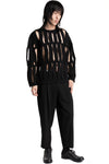 Comme des Garçons Homme Plus |  SS26 - Slit Cut-Out Knit Sweater, N004