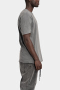 Thom Krom | AW25 - Cotton stitch detail t-shirt, Used grey MTS872