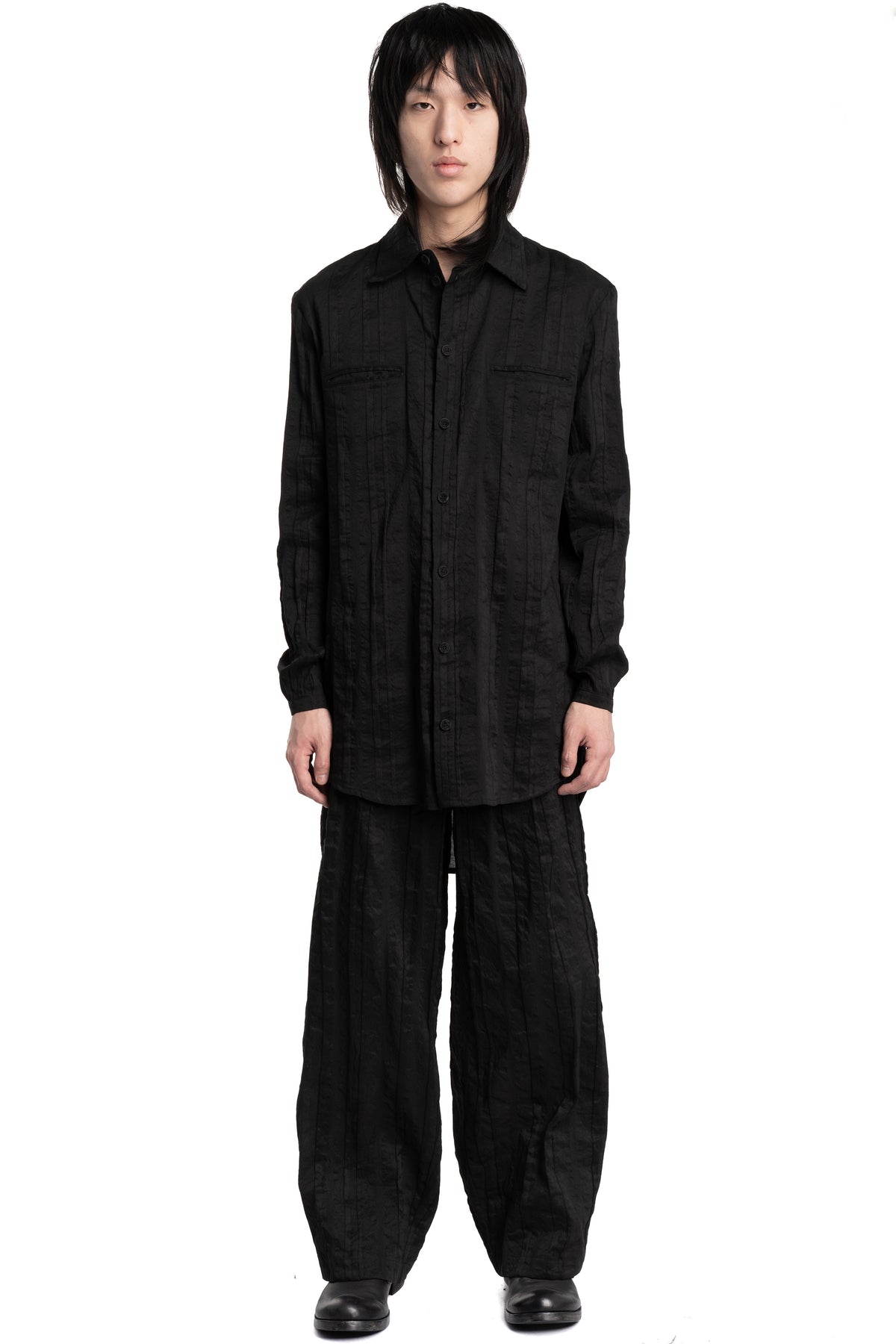 Structured shirt C20, front view
