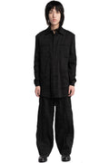 Structured long shirt