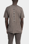 69 by Isaac Sellam | AW25 - Staple spine detail t-shirt, NOUVEAU T Taupe