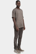69 by Isaac Sellam | AW25  - Staple spine detail raglan t-shirt, Taupe ROYAL-T