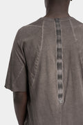 69 by Isaac Sellam | AW25  - Staple spine detail raglan t-shirt, Taupe ROYAL-T