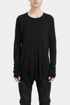 69 by Isaac Sellam | Staple spine detail cashmere blend ls t-shirt