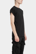 Raglan Cotton T-Shirt, Black