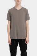 Modal cashmere blend T-Shirt, Mud grey