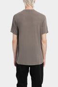 Modal cashmere blend T-Shirt, Mud grey
