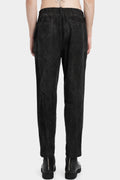 La Haine Inside Us | AW25 - Cold Dye Pleated Cotton Velvet Pants M1118