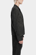 Cold dyed velvet cotton blazer