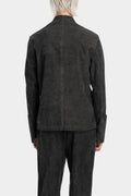 Cold dyed velvet cotton blazer