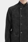 Cold dyed velvet cotton blazer