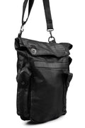 Julius_7 | SS26 - Coated Denim Gas Mask Bag, 937BGU1-C