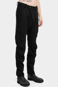 Masnada | AW25 - Buckled back wool blend pants M3514