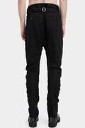 Masnada | AW25 - Buckled back wool blend pants M3514