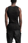 Gall | SS26 - Flow Curve Tank Top, Black 22