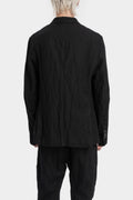 Buttoned up wool blend jacket